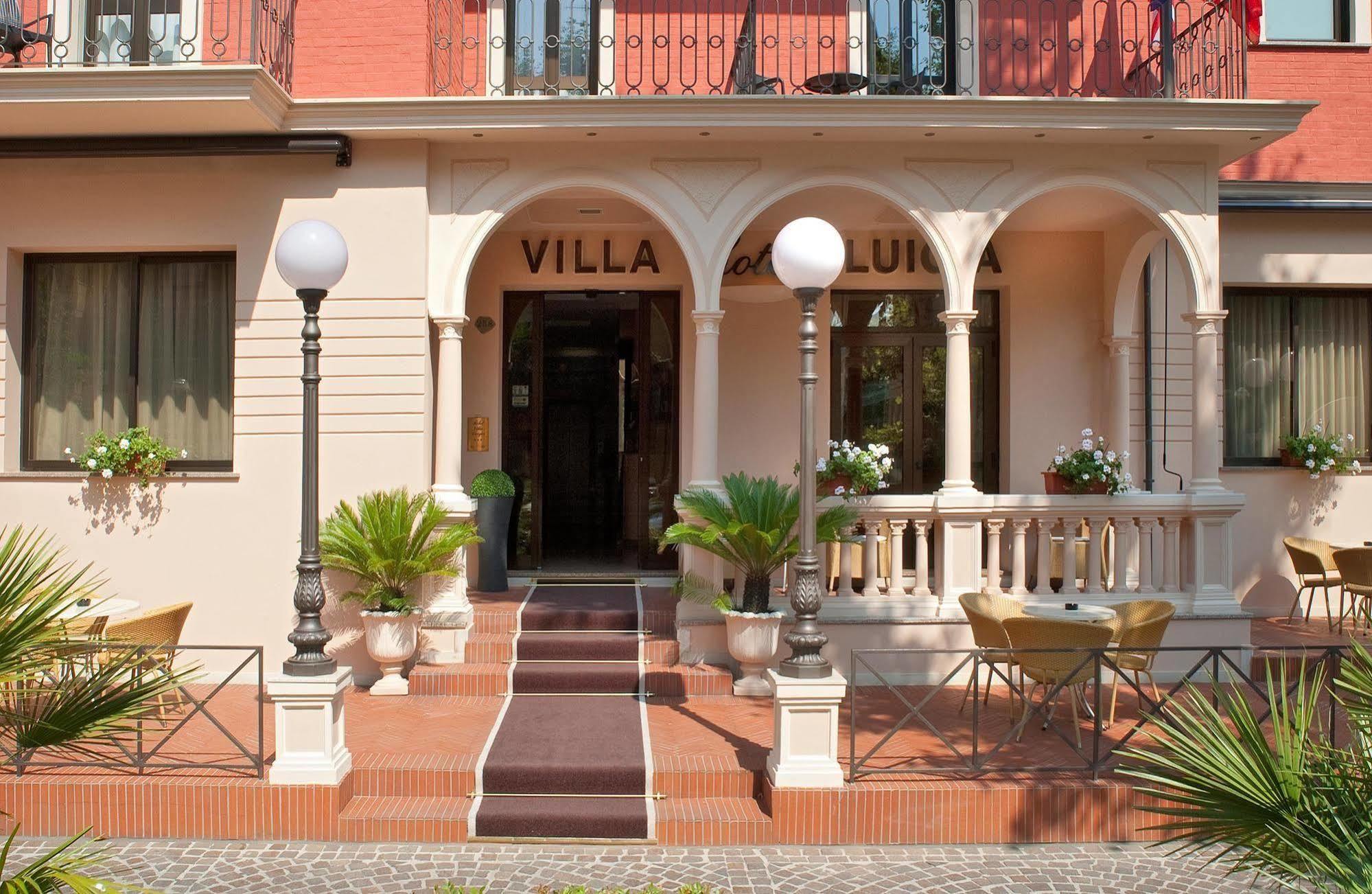 Hotel Villa Luigia Римини Экстерьер фото