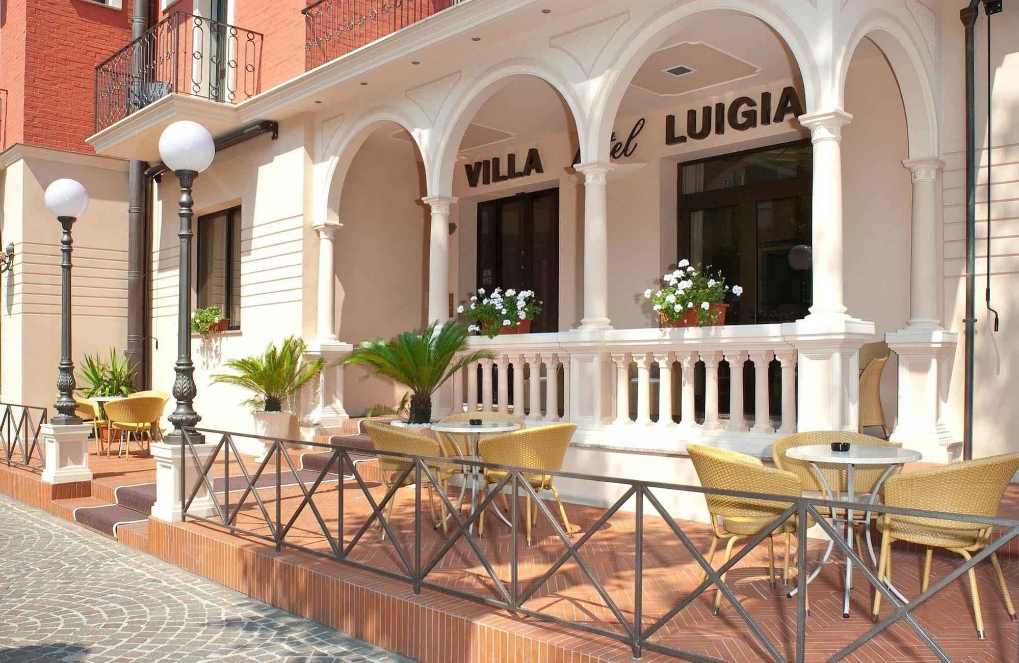 Hotel Villa Luigia Римини Экстерьер фото